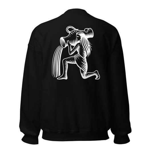 Textless zodiac logo sweatshirt