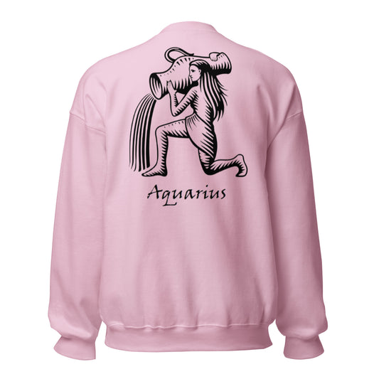 Black Aquarius logo sweatshirt