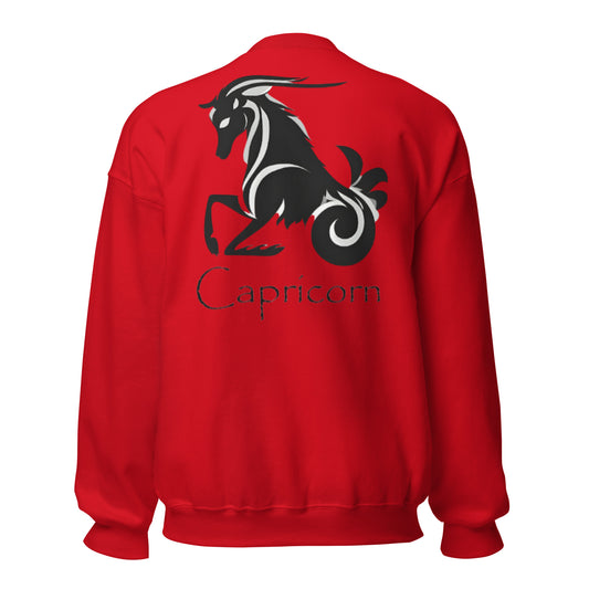 Black Capricorn logo sweatshirt