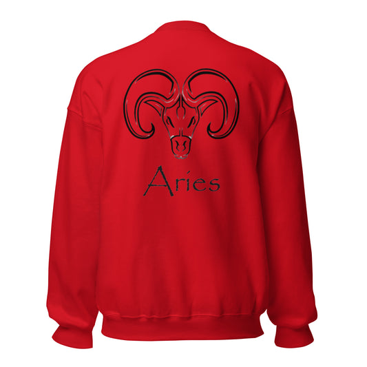 Black Aries logo sweatshirt
