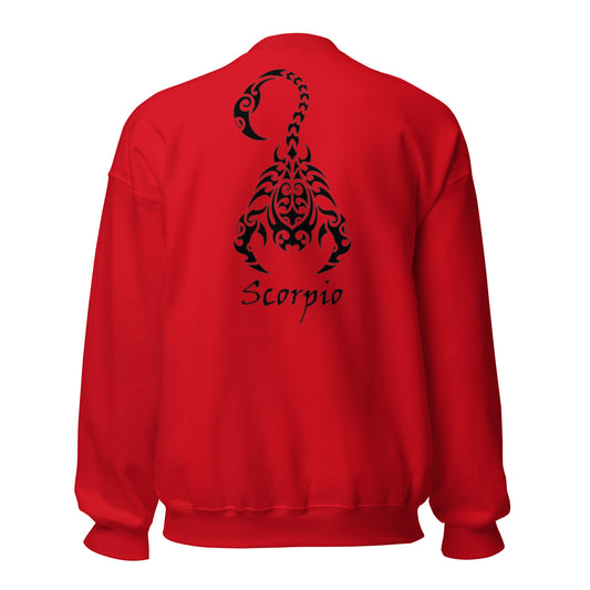 Black Scorpio logo sweatshirt