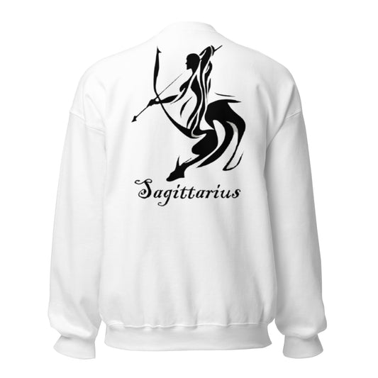Black Sagittarius logo sweatshirt