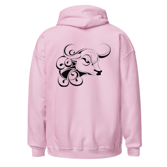 Textless zodiac logo hoodie