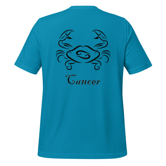Black Cancer logo zodiac T-shirt