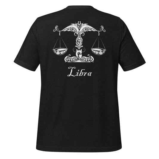 White Libra logo zodiac T-shirt