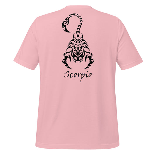 Black Scorpio logo zodiac T-shirt