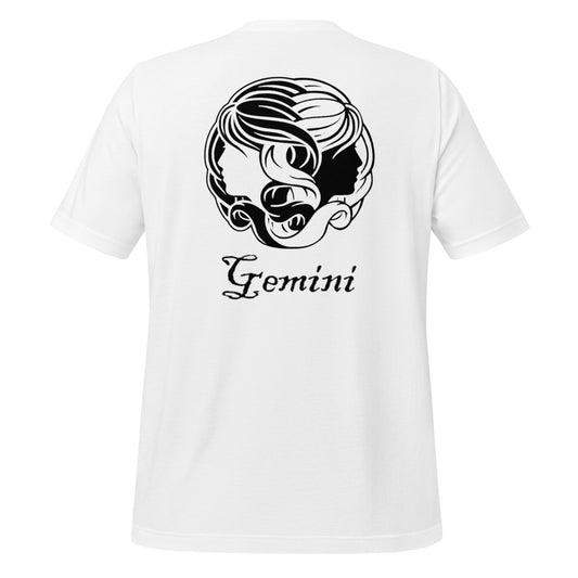 Black Gemini logo zodiac T-shirt